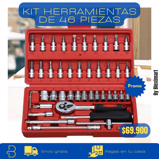 RatchetMaster 46: Kit Mecánico Todo en Uno