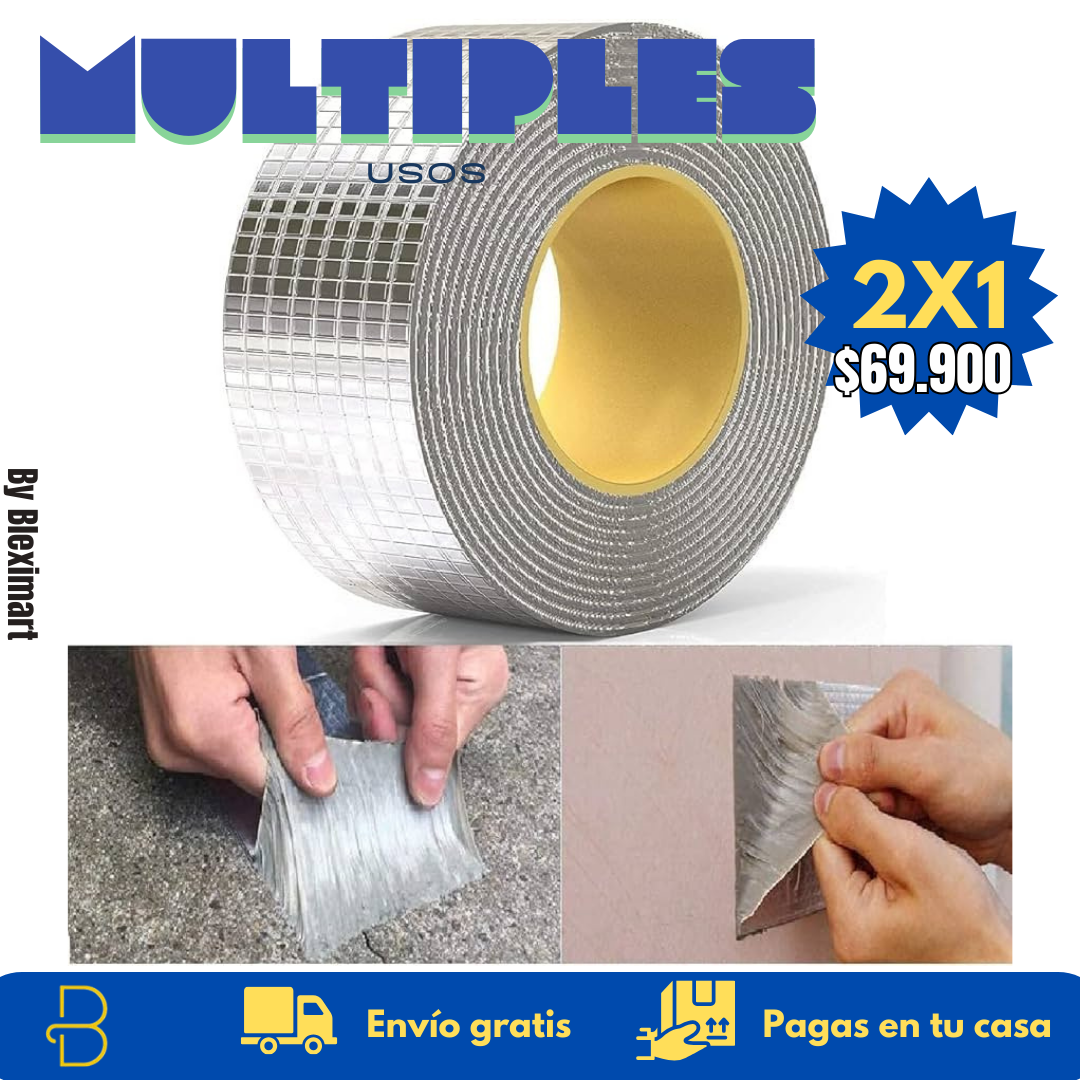 Cinta Impermeable Autoadhesiva 2X1